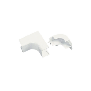 Esquinero Interior, para uso con Canaleta LDPH10 y LD2P10, material ABS, Color Blanco