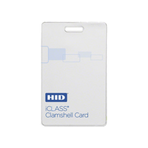 Tarjeta iClass Clamshell (Gruesa) / 2 k memoria / Programada a 26 bits Aleatoriamente/ Garantía de por Vida