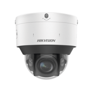 Domo IP 8 Megapixel / Lente Mot. 2.8 – 12 mm / Dual Light (30 mts IR + 30 mts Luz Blanca) / IK10 / IP67 / Reconocimiento Facial / WDR 140 dB / DeepinView / Búsqueda por Atributos / Heat Map / ACUSENSE / DARKFIGHTER S / Audio de Dos Vías
