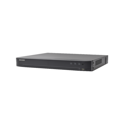 [Audio Bidireccional] DVR 32 Canales TurboHD + 8 Canales IP / 5 Megapixel Lite – 3K Lite / Acusense / Reconocimiento Facial / Audio por Coaxitron / 2 Bahías de Disco Duro / H.265+ / Salida de Video en Full HD