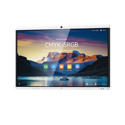 HUAWEI IdeaHub B3, Pantalla interactiva para Colaboración Inteligente, 65″, 4K UHD, Harmony, Wi-Fi 6, Seguimiento de Voz, BYOM, Administración desde la Nube Gratis, blanco Jade