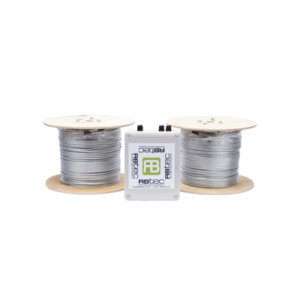 Kit de Cable Sensor Perimetral para Cerca Ciclonicas IRONCLAD / 610 METROS DE PROTECCION / 2 ZONAS; 305 METROS POR ZONA / Sin Falsas Alarmas por Viento / TODO Incluido/ TARJETA LPU400/ Calibración por Software
