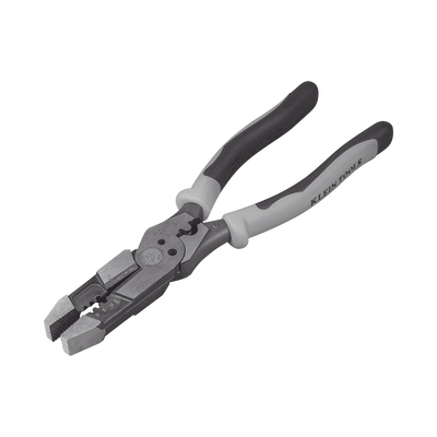 Pinza Híbrida con Ponchadora de 8″. Pela Cable Sólido de 10-14 AWG y Cable Trenzado de 12-16 AWG