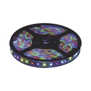 Tira Led Multicolor de 5 m / Uso Exterior / Potencia 22 W / 900 lm/ 12 V CD / Necesario transformador (No incluido).