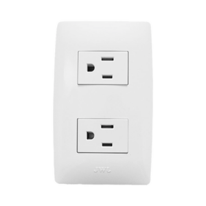 Contacto Dúplex de 127 V~60 HZ 15 A / Color Blanco.
