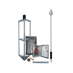 Kit de Pararrayo con Punta con Diámetro de Protección de 300 metros, fabricada en Acero Inoxidable