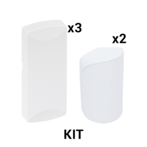 KIT Básico Sensores Inalámbricos – Incluye 3 Contactos Magnéticos y 2 PIR – Compatibles con Honeywell y PRO4GEN2