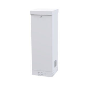 Gabinete para Piso, Capacidad, 31 Unidades de Rack, Doble puerta y Postes frontales e intermedios ajustables, Color Blanco, Se envía el Gabinete Armado.