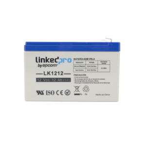 Batería de respaldo 12 V | 12 Ah | AGM | Especial para Seguridad Electrónica | UPS | Sistemas de Emergencia | Vida útil 5 años | Terminales F1 + Adaptador F2
