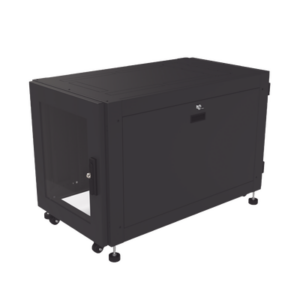 Gabinete Profesional de Piso para Telecomunicaciones de 12UR, 1000 mm Profundidad, Se envía el Gabinete armado.