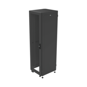 Gabinete para Telecomunicaciones Rack Estándar de 19″, 42UR, 600 mm Ancho x 600 mm Profundidad. Fabricado en Acero, Se envía el Gabinete Armado.