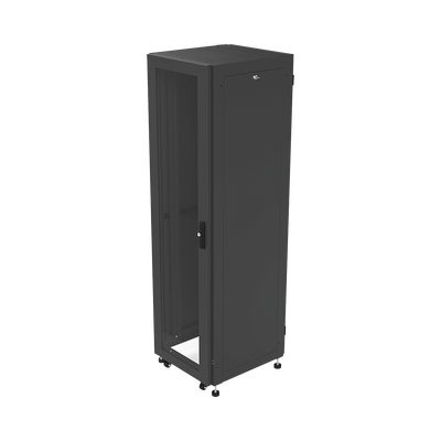 Gabinete para Telecomunicaciones Rack Estándar de 19″, 42UR, 600 mm Ancho x 600 mm Profundidad. Fabricado en Acero, Se envía el Gabinete Armado.