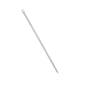 Cincho de plástico, Color Natural, 4.8 x 370 mm, Ideal para sujeción de cables (Bolsa con 100 piezas)