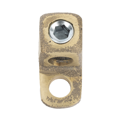Conector Bornes 1/2″ / Cable 1/0 AWG-250 MCM / Bronce 100% / Baja Resistencia / Sin Soldadura Exotérmica
