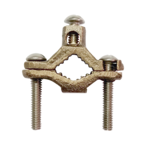 Conector Tubo a Cable / Bronce 100% / Tubo hasta 1 1/4 in / Cable 4 AWG / Aterrizaje Torres TZ / Sin Soldadura