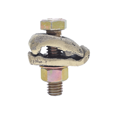 Conector Cable a Superficie Plana / Bronce 100% / Cable 4-2/0 AWG / Sin Soldadura Exotérmica / 2.5×3.5 cm (1×1.4 in)
