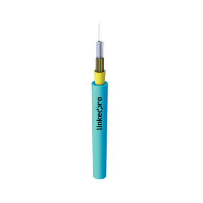 Cable de Fibra Óptica Multimodo OM3 50/125, 6 Hilos, para Interior, Tight Buffer 900µm, OFNR Riser, Dieléctrica, Precio Por Metro, (Hasta 2000 Metros en un Solo Tramo de Cable)