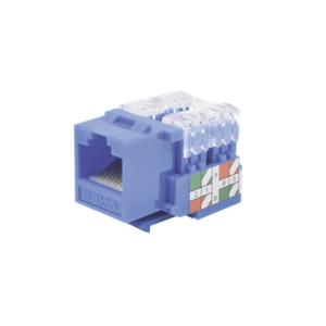 Módulo Jack 110 Cat6, Keystone para Faceplate – Color Azul