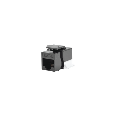 Módulo Jack Cat6 sin herramienta (toolless) keystone – Color Negro