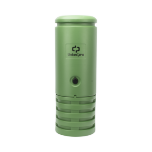 Pedestal para Cajas de Empalme de Fibra Óptica Cilíndrico Color Verde con Bracket Estándar (No Incluye Caja de Empalme)