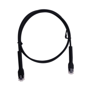 Mini Patch Cord Cat6 Ultra Slim 5 Metros (16.40 Pies) Negro ? Ahorra Espacio sin Organizadores, con Bota Flexible