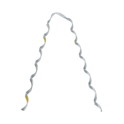 Remate Preformado de Acero Galvanizado para fibra Mini-ADSS diámetros 6 – 7 mm (Preformado con tecnología sin polvo abrasivo) Estructura de 3 Hilos