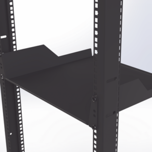 Charola para soportar equipos en Rack de 19″ y 39 cm de Profundidad, 2U, Juego de 2 piezas iguales