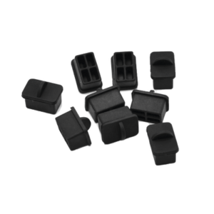 Bolsa con 25 Piezas de Protectores Anti-Polvo para Puerto SFP, Color Negro