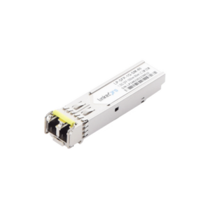 Transceptor Óptico SFP (Mini-Gbic) / Monomodo 1550 nm / 1.25 Gbps / 1000BASE-ZX / Conectores LC/UPC Dúplex / DDM / Hasta 80 km