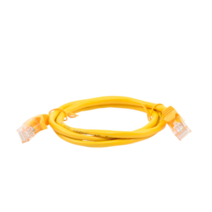 Cable de Parcheo UTP Cat5e – 1 Metro (3.28 Pies) – Amarillo
