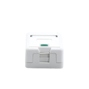 Caja de pared con 1 puerto Keystone, no incluye jack