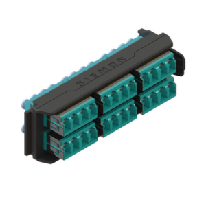 Placa Acopladora LightVerse, 12 Conectores Dúplex LC/UPC, Acepta hasta 24 Fibras Multimodo OM3 y OM4 (No Shuttered)