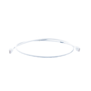 Patch Cord MC6 Modular Cat6 UTP, CM/LS0H, 0.91 Metros (3 Pies), Color Blanco, Versión Bulk (Sin Empaque Individual)