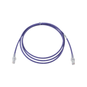 Patch Cord MC6 Modular Cat6 UTP, CM/LS0H, 2.13 Metros (7 Pies), Color Violeta, Versión Bulk (Sin Empaque Individual)