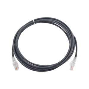 Patch Cord MC6 Modular Cat6 UTP, CM/LS0H, 3.05 Metros (10 Pies), Color Negro, Versión Bulk (Sin Empaque Individual)