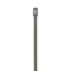 Cincho PanSteel de Acero Inoxidable Tipo 304, 127mm largo x 4.6mm ancho, Color Metálico, Paquete de 100pz