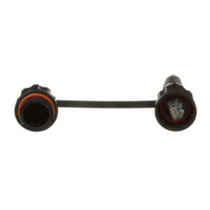 Conector Plug RJ45 de Uso Industrial, Categoría 5e, 24AWG, con Tapa Protectora, Protección IP67