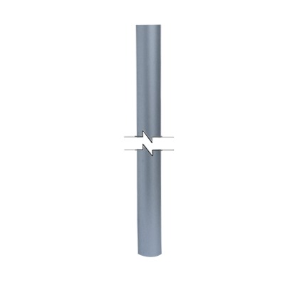 Mástil de Aluminio de 2″ cal. 18 de 3 Metros de Longitud.