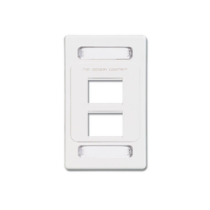 Placa de Pared Modular MAX, de 4 Salidas, Color Blanco