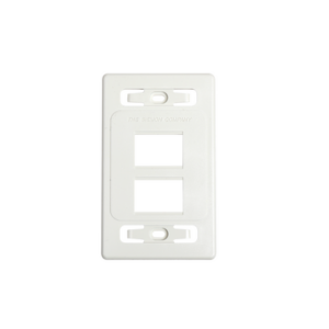Placa de Pared Modular MAX, de 4 Salidas, Color Blanco, Versión Bulk (Sin Empaque Individual)