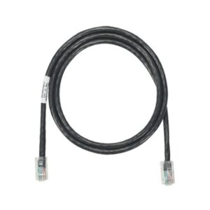 Cable de Parcheo UTP Categoría 5e, con Plug Modular en Cada Extremo – 2 Metros (6.56 Pies) – Negro