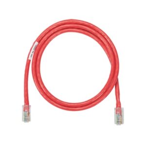 Cable de Parcheo UTP Categoría 5e, con Plug Modular en Cada Extremo – 4.3 Metros (14.11 Pies) – Rojo