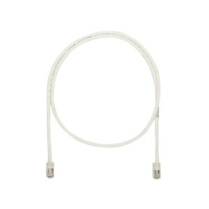Cable de Parcheo UTP Categoría 5e, con Plug Modular en Cada Extremo – 6 Metros (19.69 Pies) – Blanco Mate