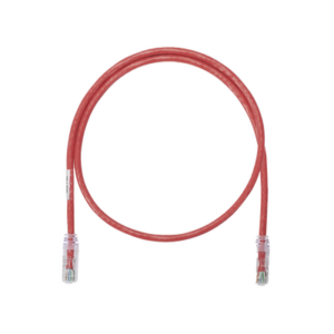 Cable de Parcheo UTP Categoría 6, con Plug Modular en Cada Extremo – 0.3 Metros (1 Pie) – Rojo