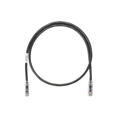 Cable de Parcheo UTP Categoría 6, con Plug Modular en Cada Extremo – 6 Metros (19.69 Pies) – Negro