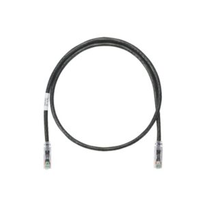 Cable de Parcheo UTP Categoría 6, con Plug Modular en Cada Extremo – 2 Metros (6.56 Pies) – Negro