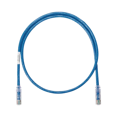 Cable de Parcheo UTP Categoría 6, con Plug Modular en Cada Extremo – 1 Metro (3.28 Pies) – Azul