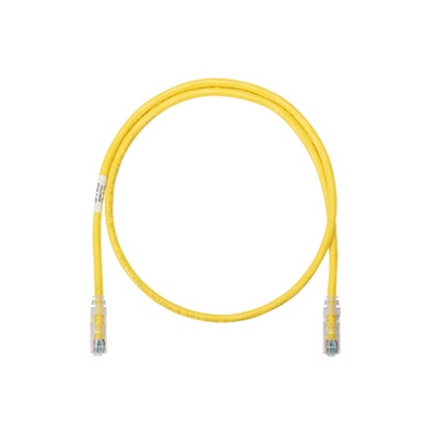 Cable de Parcheo UTP Categoría 6, con Plug Modular en Cada Extremo – 6 Metros (19.69 Pies) – Amarillo