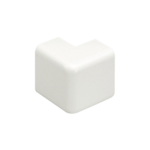Esquinero exterior, para uso con canaleta LD10, material ABS, Color Blanco Mate