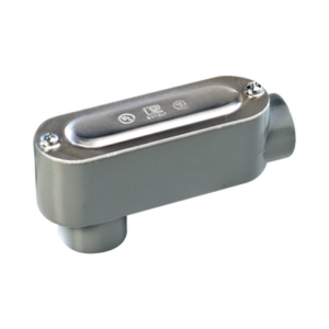 Caja Condulet tipo LB de 1/2″ (12.7 mm) Incluye tapa y tornillos.